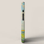 Granville Redmond Spring Antelope Valley Beautiful Landscape Painting Blue Sky Green Flower Filled F iPhone Case Gallery Image 2
