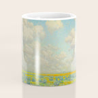 Granville Redmond Spring Antelope Valley Beautiful Landscape Painting Blue Sky Green Flower Filled F Coffee Mug Gallery Image 4