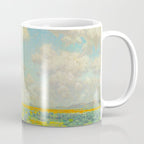 Granville Redmond Spring Antelope Valley Beautiful Landscape Painting Blue Sky Green Flower Filled F Coffee Mug Gallery Image 1