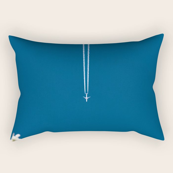 Jetset - Bluest Blue Rectangular Pillow Gallery Image 1