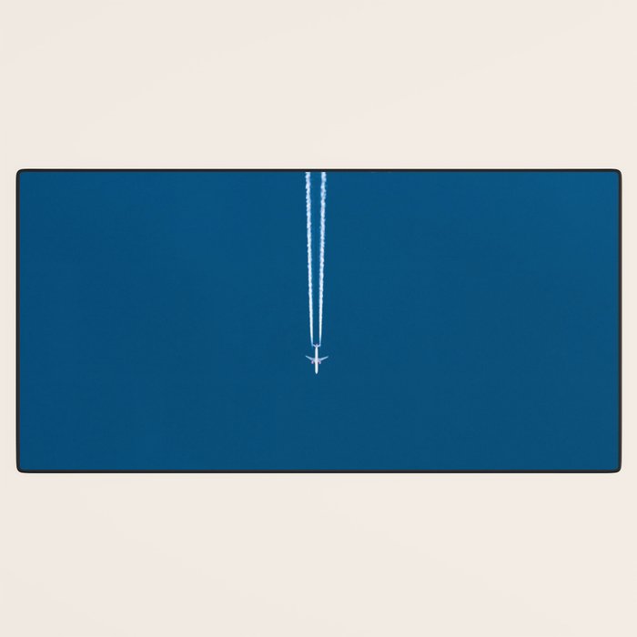 Jetset - Bluest Blue Desk Mat Gallery Image 3