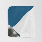 Jetset - Bluest Blue Throw Blanket Gallery Image 3