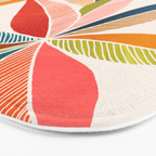 Multicolorful Leaf Design Bath Mat Gallery Image 3