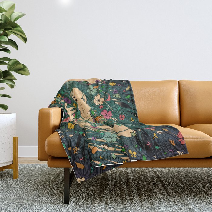 Tangled Up in Life Throw Blanket Gallery Image 1