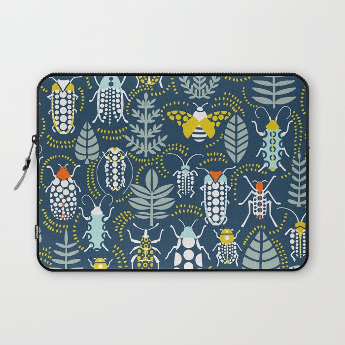 Beetle collection in dark Laptop Sleeve