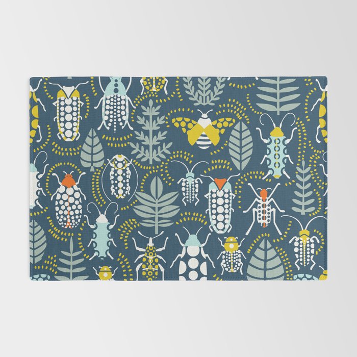 Beetle collection in dark Rug Gallery Image 2