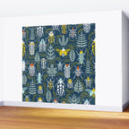Beetle collection in dark Wall Mural Gallery Image 2