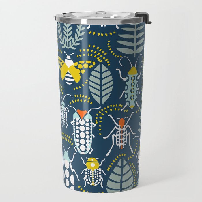Beetle collection in dark Travel Mug Gallery Image 2