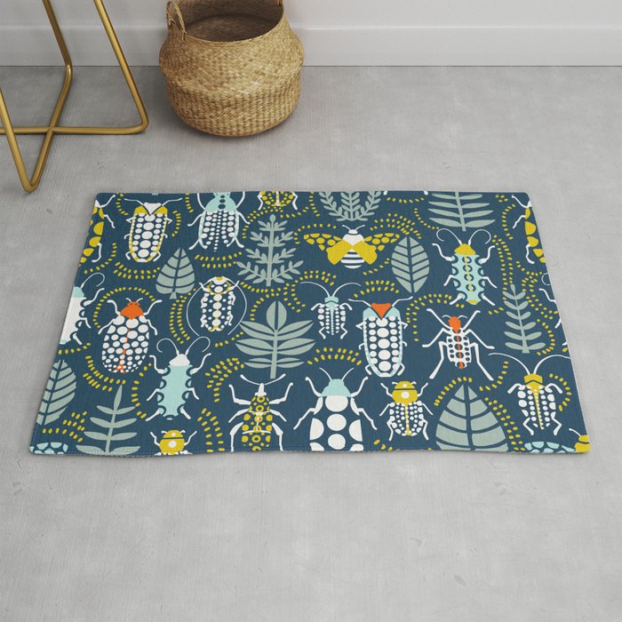 Beetle collection in dark Rug Gallery Image 1