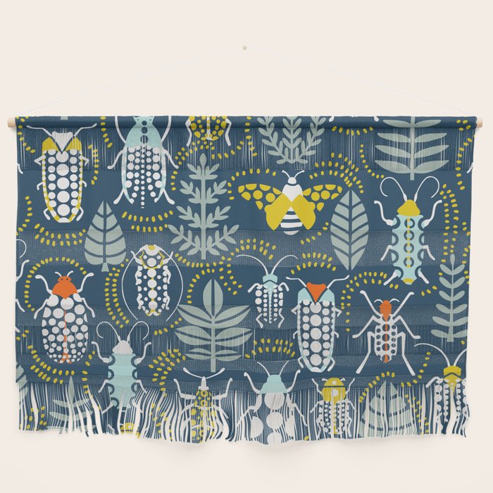 Beetle collection in dark Wall Hanging Gallery Image 1
