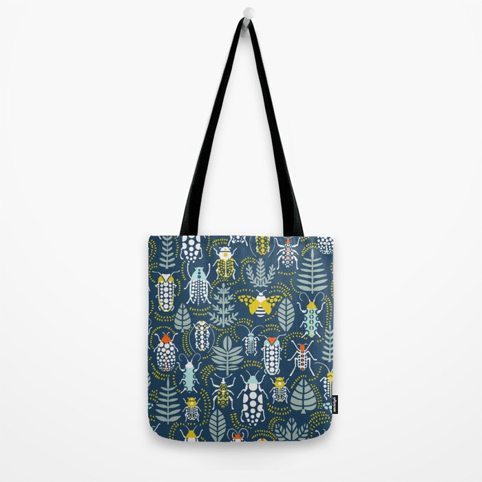 Beetle collection in dark Tote Bag Gallery Image 2