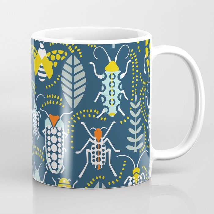 Beetle collection in dark Coffee Mug Gallery Image 1