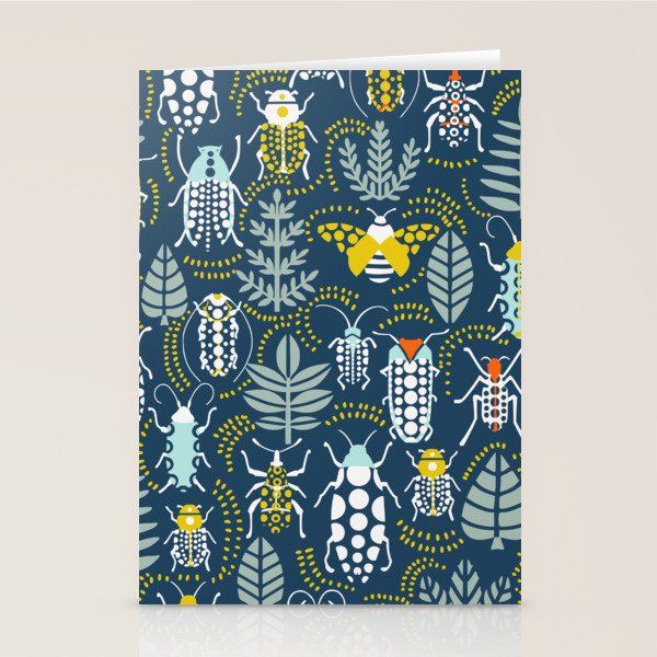 Beetle collection in dark Stationery Card Gallery Image 2