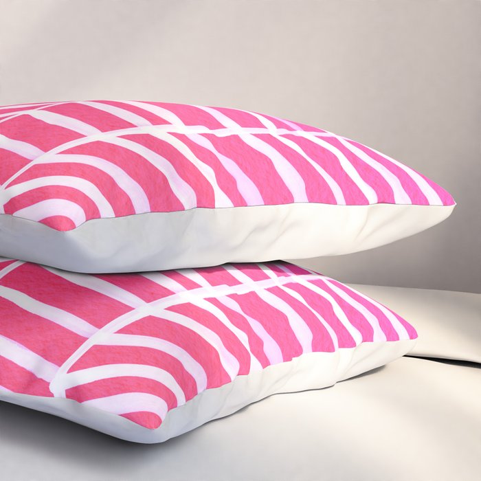 Herringbone - Pink OmbrÃ© Pillow Sham Gallery Image 3