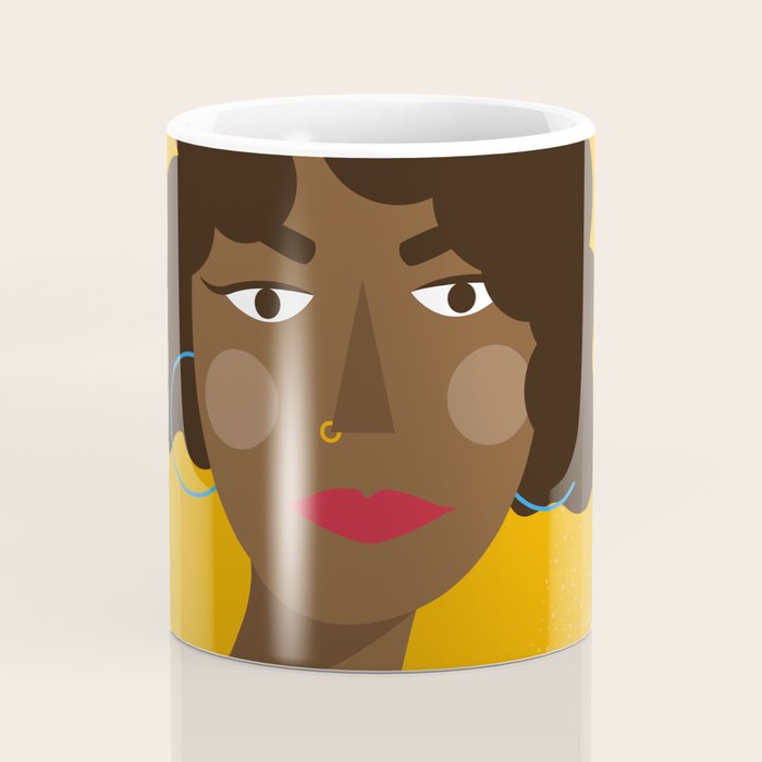 Girl with red dress Coffee Mug Gallery Image 4
