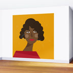 Girl with red dress Wall Mural Gallery Image 2