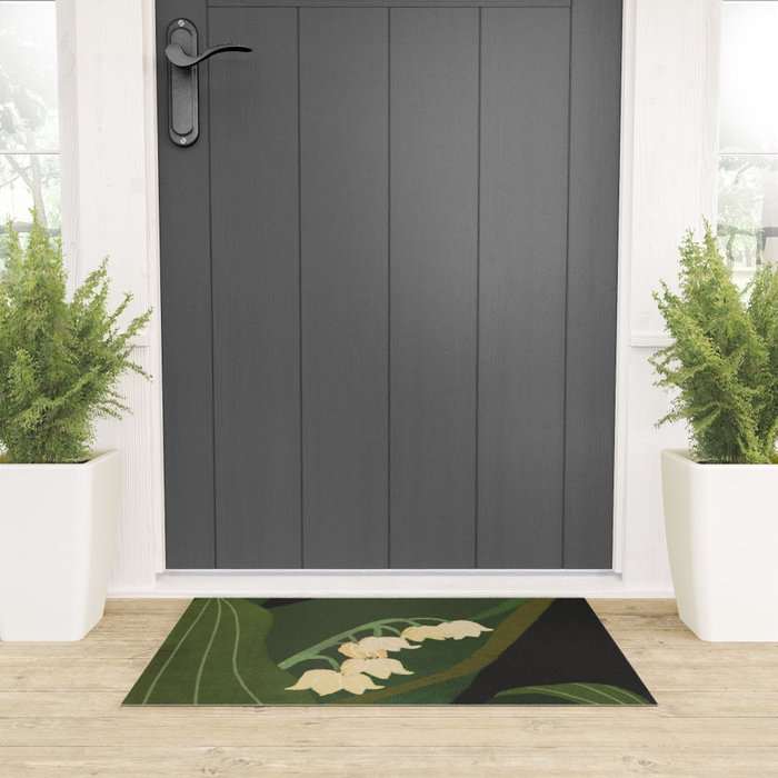 Lily of the Valley Welcome Mat Gallery Image 3