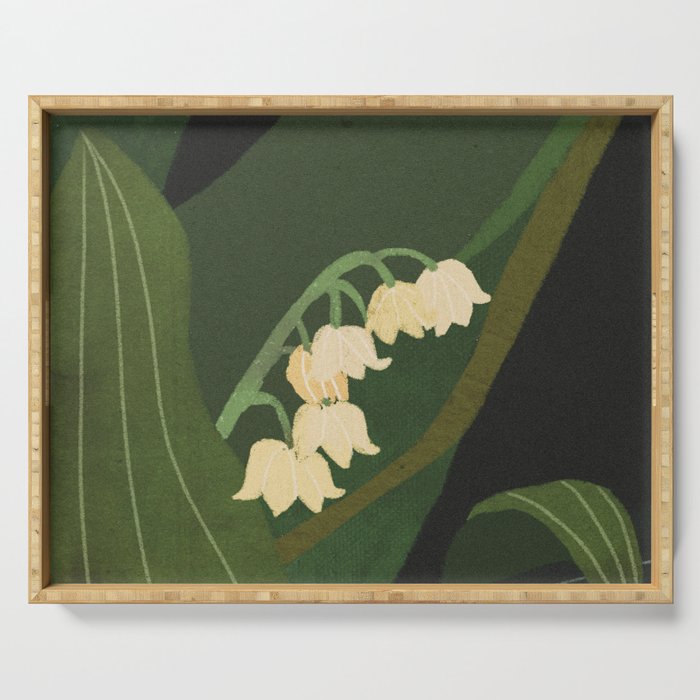 Lily of the Valley Serving Tray Gallery Image 1
