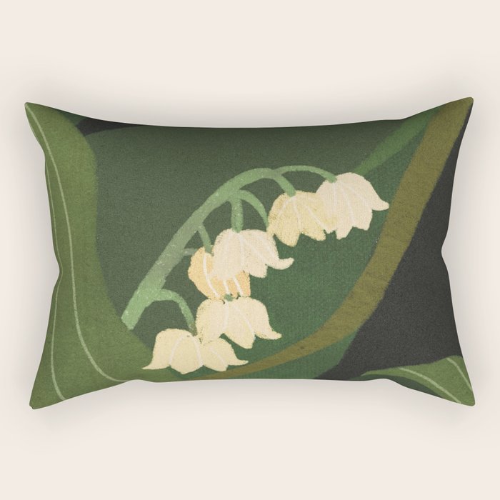 Lily of the Valley Rectangular Pillow Gallery Image 2
