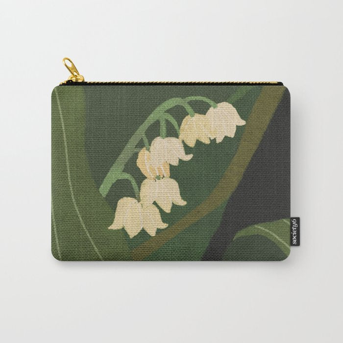 Lily of the Valley Carry All Pouch Gallery Image 1