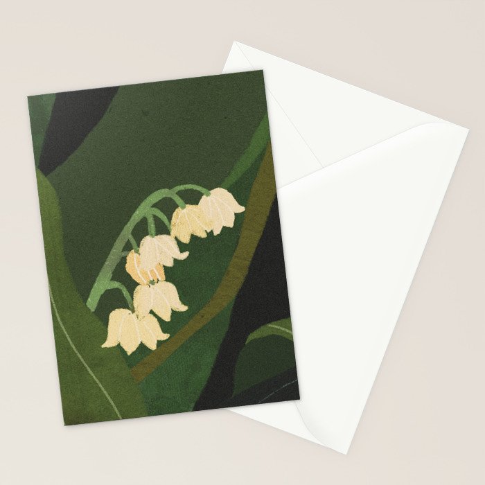 Lily of the Valley Stationery Card Gallery Image 2