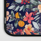 Navy Floral Laptop Sleeve Gallery Image 3