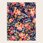 Navy Floral Poster Gallery Image 4