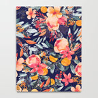 Navy Floral Notebook Gallery Image 4