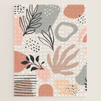 Abstract organic nature shape art pattern Jigsaw Puzzle Gallery Image 1