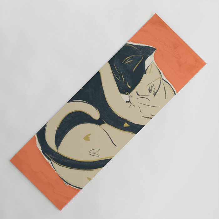 Cats In Love 5 Yoga Mat Gallery Image 1