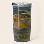 Canadian Landscape Oil Painting Franklin Carmichael Art Nouveau Post-Impressionism Grace Lake 1931 Travel Mug Gallery Image 3