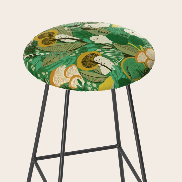 Ghost Forest Green Stool Gallery Image 2