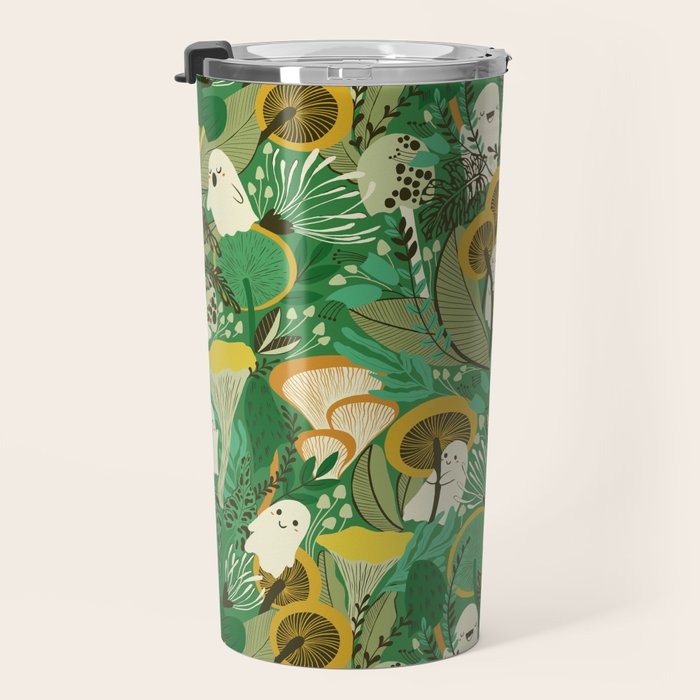 Ghost Forest Green Travel Mug Gallery Image 3