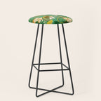Ghost Forest Green Stool Gallery Image 1