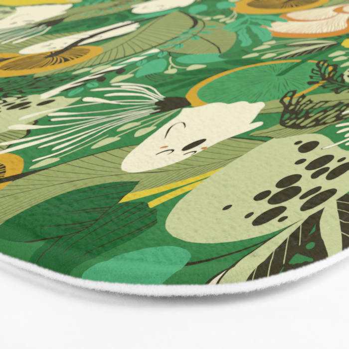 Ghost Forest Green Bath Mat Gallery Image 3