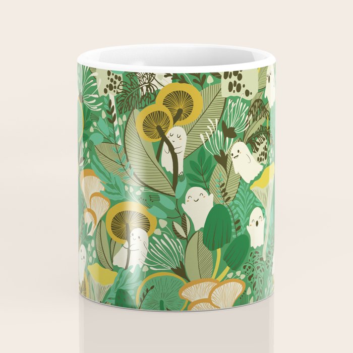 Ghost Forest Green Coffee Mug Gallery Image 4