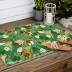 Ghost Forest Green Outdoor Rug Gallery Image 2