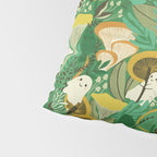 Ghost Forest Green Pillow Sham Gallery Image 4