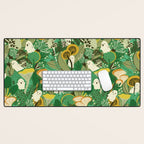 Ghost Forest Green Desk Mat Gallery Image 1