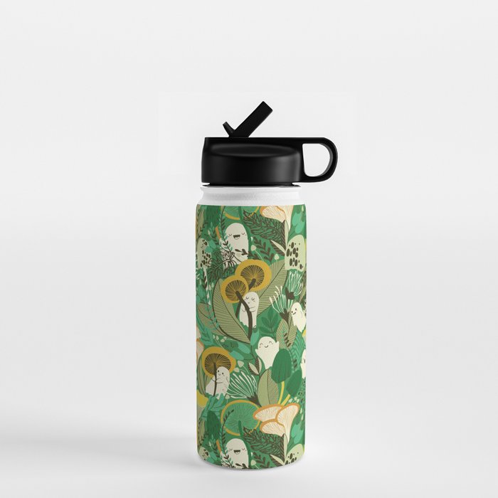 Ghost Forest Green Water Bottle Gallery Image 1