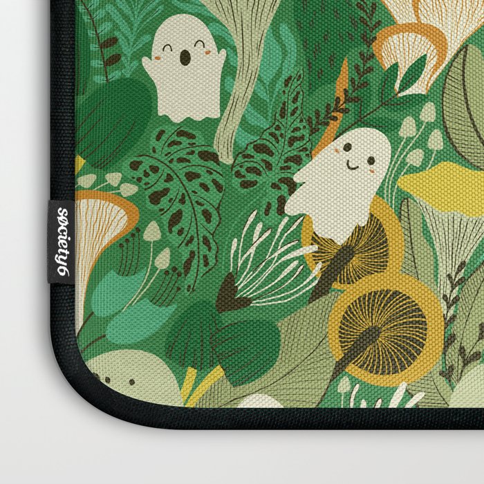 Ghost Forest Green Laptop Sleeve Gallery Image 3