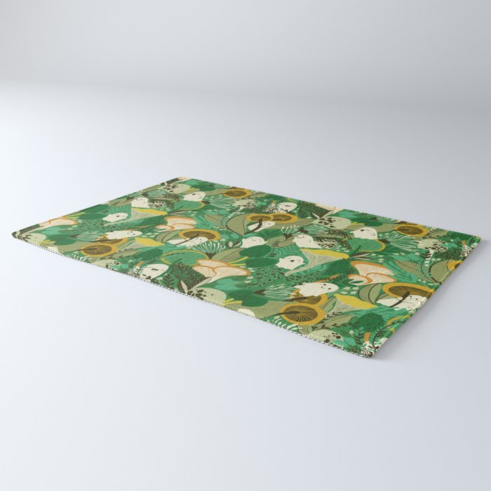 Ghost Forest Green Rug Gallery Image 3