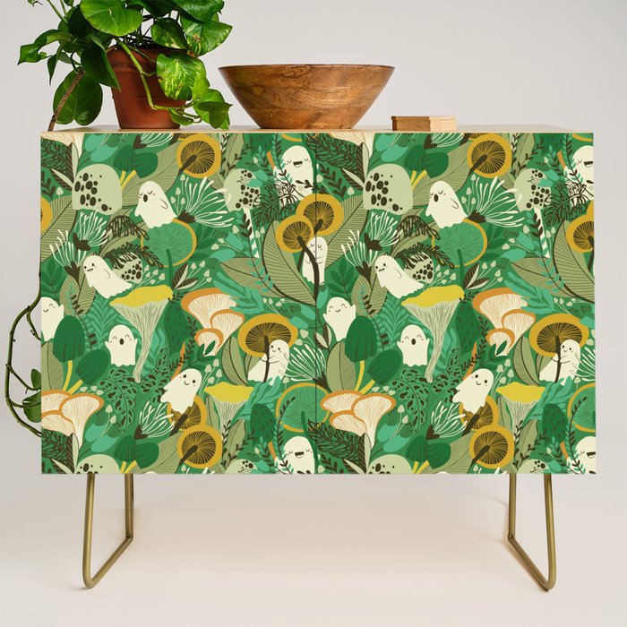 Ghost Forest Green Credenza Gallery Image 1