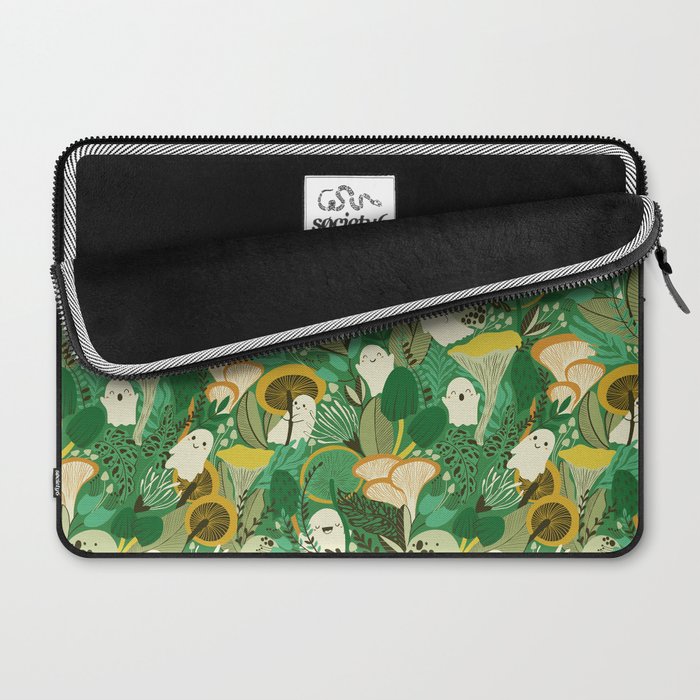 Ghost Forest Green Laptop Sleeve Gallery Image 2