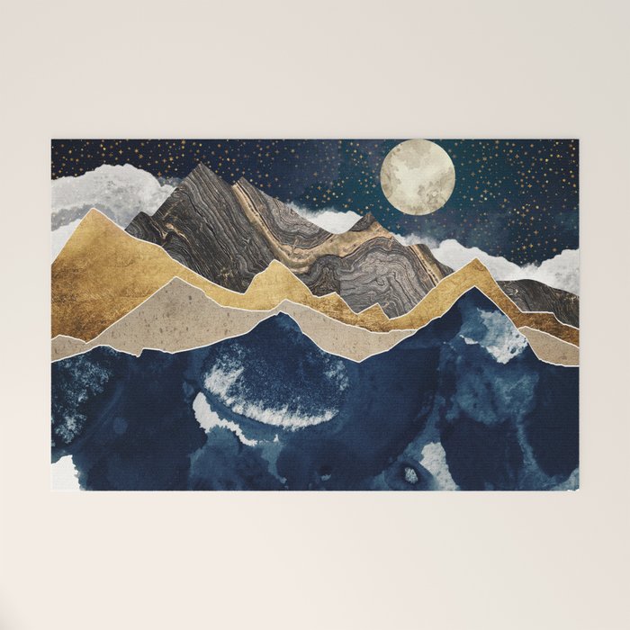 Midnight Winter Welcome Mat Gallery Image 1