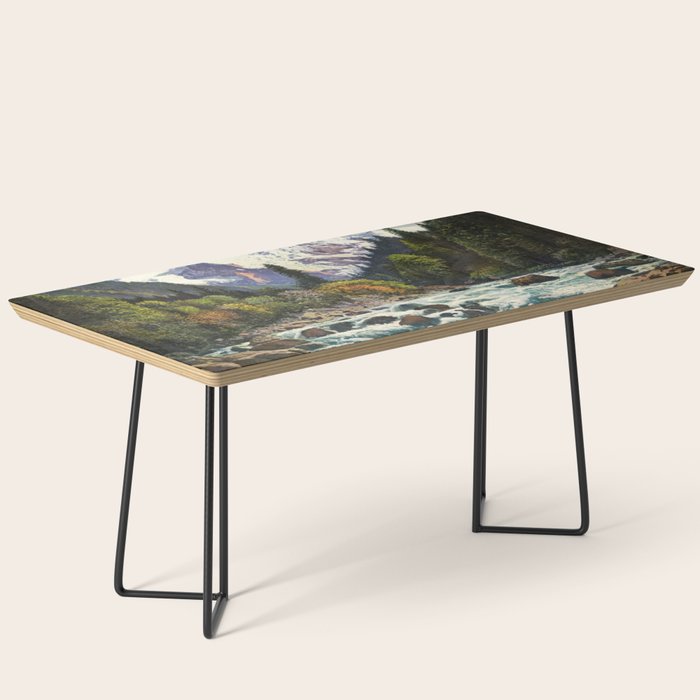 Mountains Forest Rocky River Coffee Table Gallery Image 1