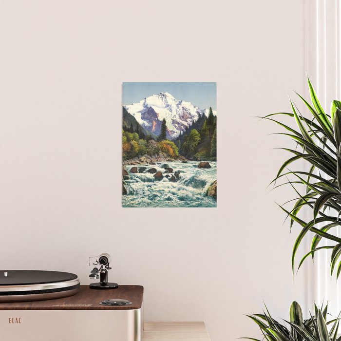 Mountains Forest Rocky River Poster Gallery Image 2