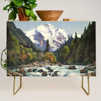 Mountains Forest Rocky River Credenza Gallery Image 1