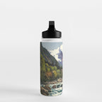 Mountains Forest Rocky River Water Bottle Gallery Image 3