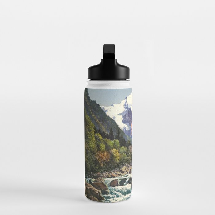 Mountains Forest Rocky River Water Bottle Gallery Image 3